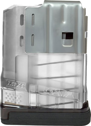 LANCER MAGAZINE L7AWM SR-25 7.62X51 5RD TRANSLUCENT CLEAR