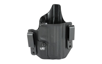 L.A.G. Tactical, Inc. Defender Series, OWB/IWB Holster, Fits Springfield XD Service 9/40, 4" Barrel, Kydex, Right Hand, Black Finish 3010