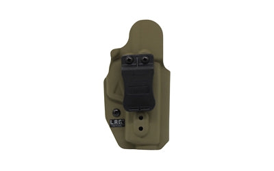L.A.G. Tactical, Inc. Liberator MK II, Inside or Outside Waistband Holster, Ambidextrous, Fits Springfield Hellcat, Flat Dark Earth 70250