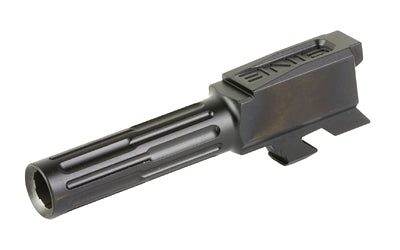 LanTac USA LLC 9INE Barrel, Fluted, Fits Glock 43/43x, Nitride Finish, Black 01-GB-G43-NTH-BLK