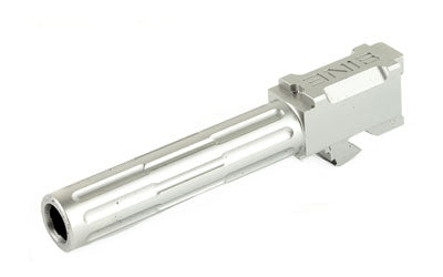LanTac USA LLC 9INE, Barrel, 9MM, Stainless, 1:10, Fluted, Fits Glock 19 01-GB-G19-NTH-SS