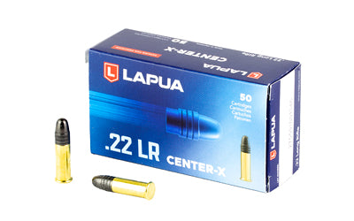 Lapua .22 Long Rifle Center-X 40gr Solid Ammo
