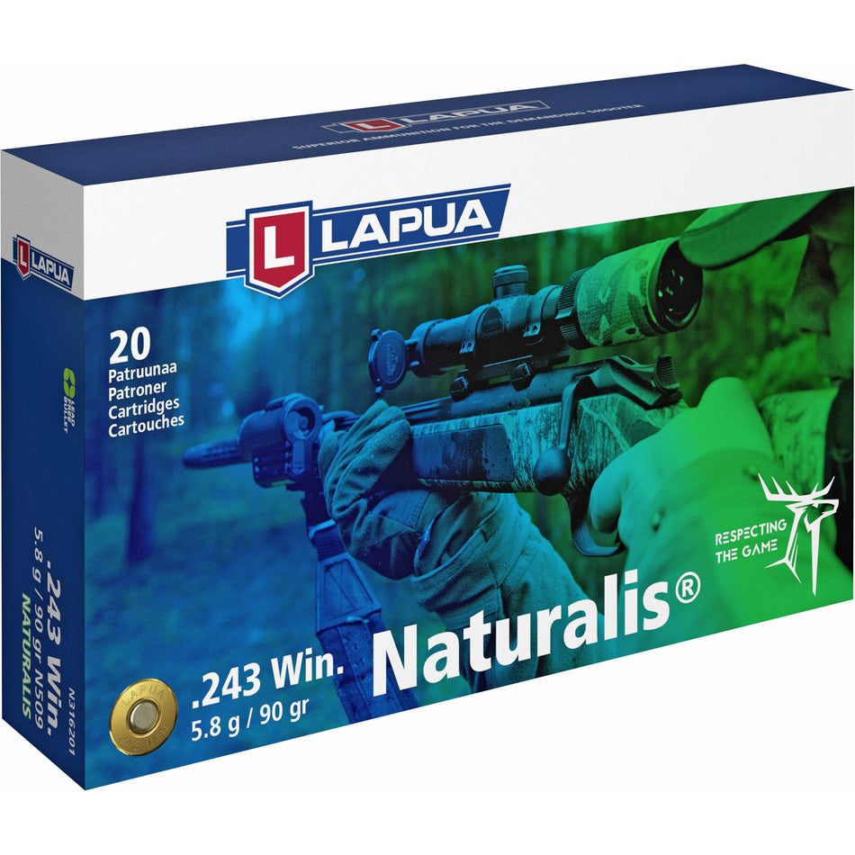 Lapua 4316052  Full Metal Jacket 90 Grain .243 Winchester