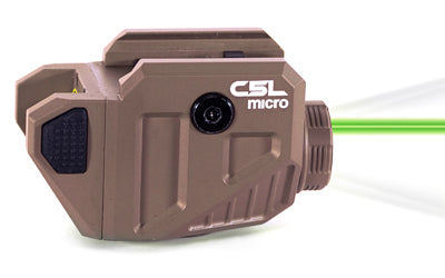 Viridian Weapon Technologies C5L Micro, Tac Light with Laser, Universal Fits, Green Laser with 550 Lumen Light, Instant On, Flat Dark Earth 930-0056