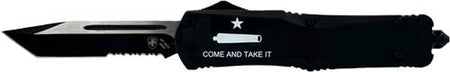 TEMPLAR KNIFE LARGE OTF COME AND TAKE IT 3.5" BLK TANTO SRT