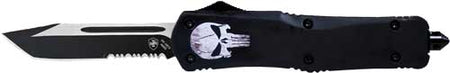 TEMPLAR KNIFE LARGE OTF FALLEN 3.5" BLACK TANTO SERRATED