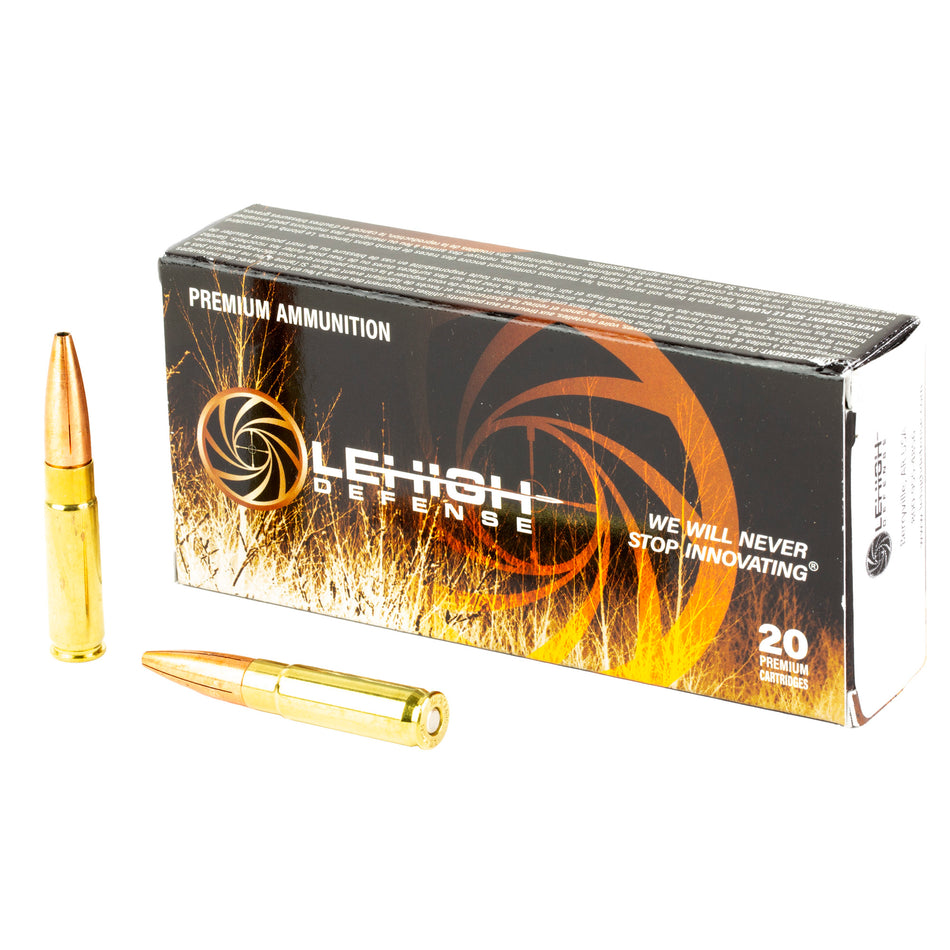 Lehigh Defense .300 AAC Blackout Maximum Expansion 194gr BTHP Ammo