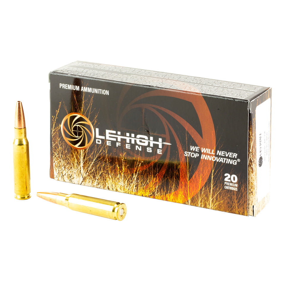Lehigh Defense LA308152CC Controlled Chaos  152 Grain .308 Win / 7.62x51mm 2800 fps