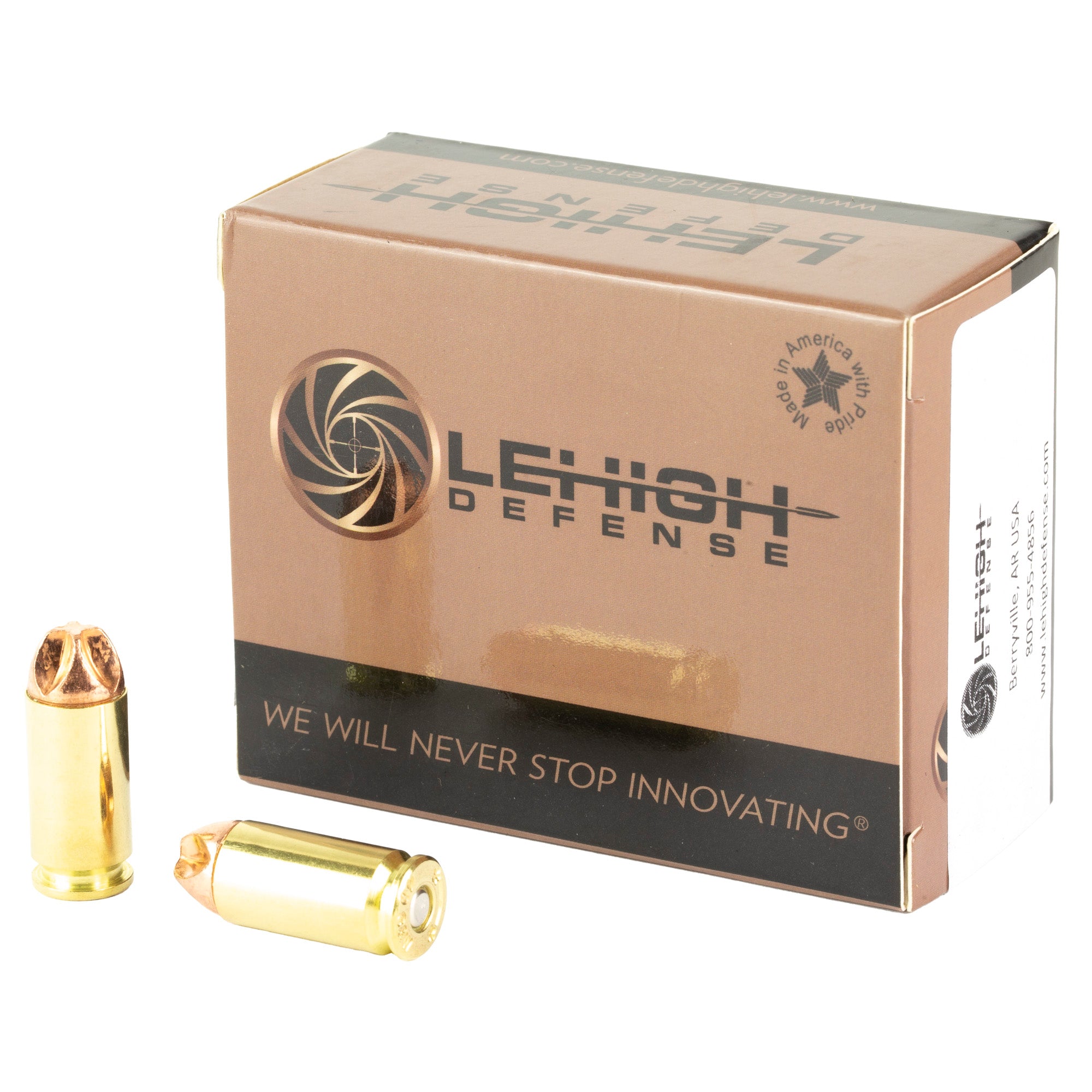 Lehigh Defense LA40115XD Xtreme Defense Fluid Transfer Monolithic 115 Grain .40 S&W 1400 fps