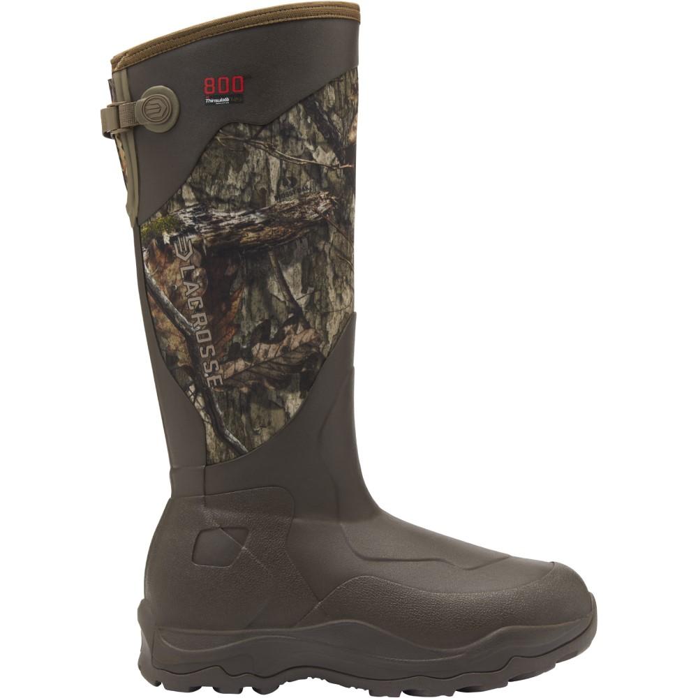 Lacrosse Alpha Agility 17" Boots 800G Mossy Oak Country DNA Size 9