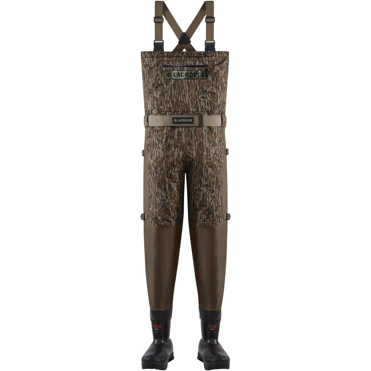 LaCrosse Alpha Swampfox Breathable Mossy Oak Bottomland 1000G Size 8