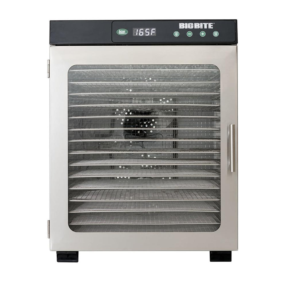 LEM BigBite 16-Tray Stainless Steel Dehydrator