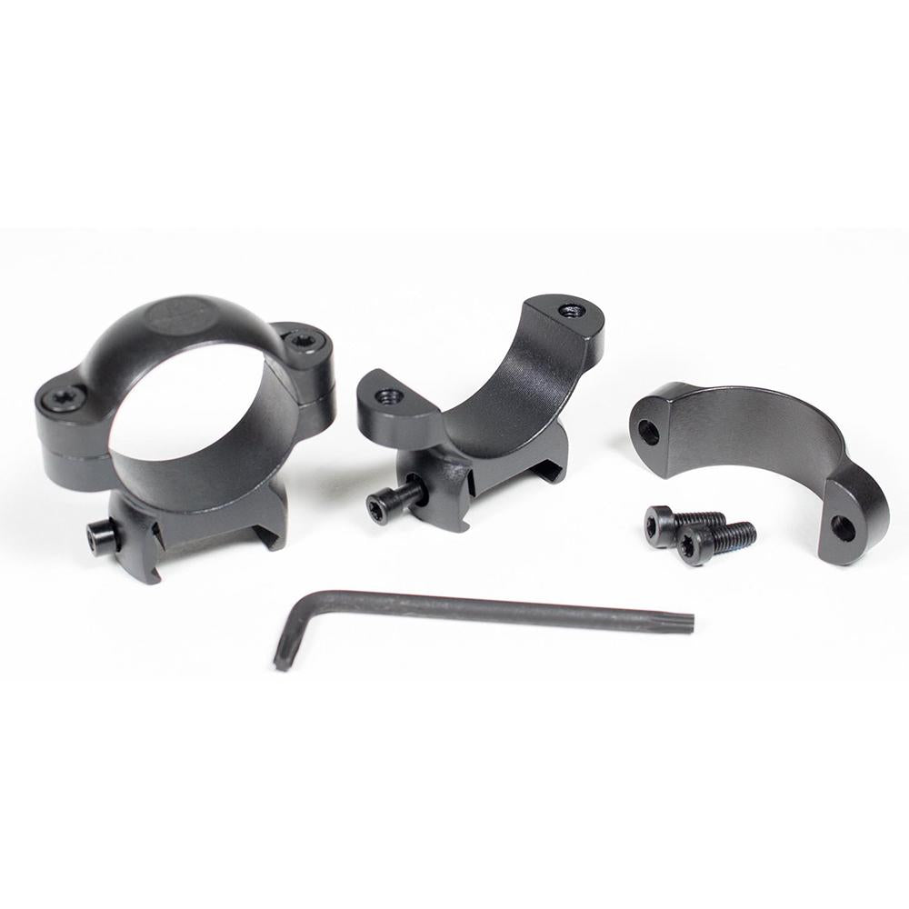 Leupold 2-Piece LRW Cross-Slot Steel Scope Rings 1" High Matte