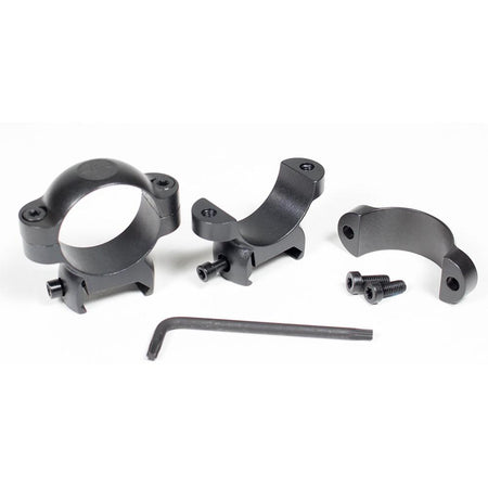 Leupold 2-Piece LRW Cross-Slot Steel Scope Rings 1" High Matte