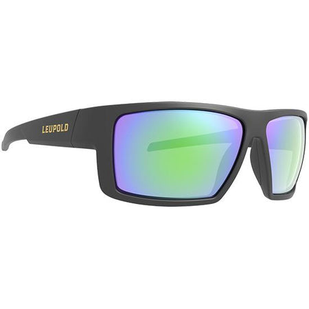 Leupold Switchback Shooting Glasses Matte Black with Emerald Mirror