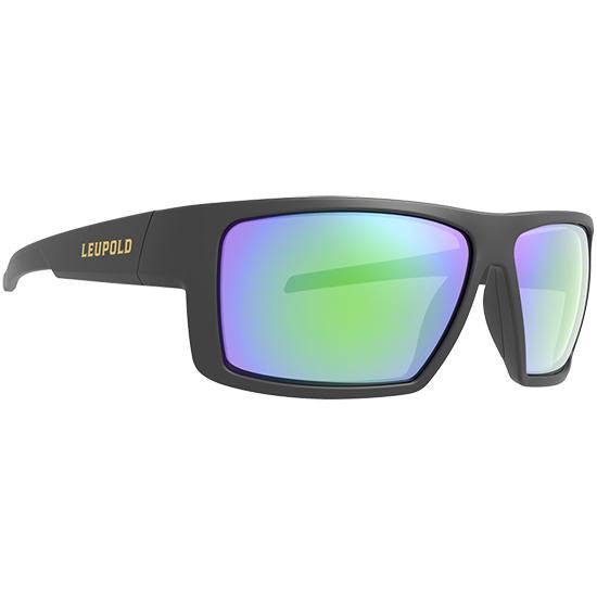Leupold Switchback Shooting Glasses Matte Black with Emerald Mirror