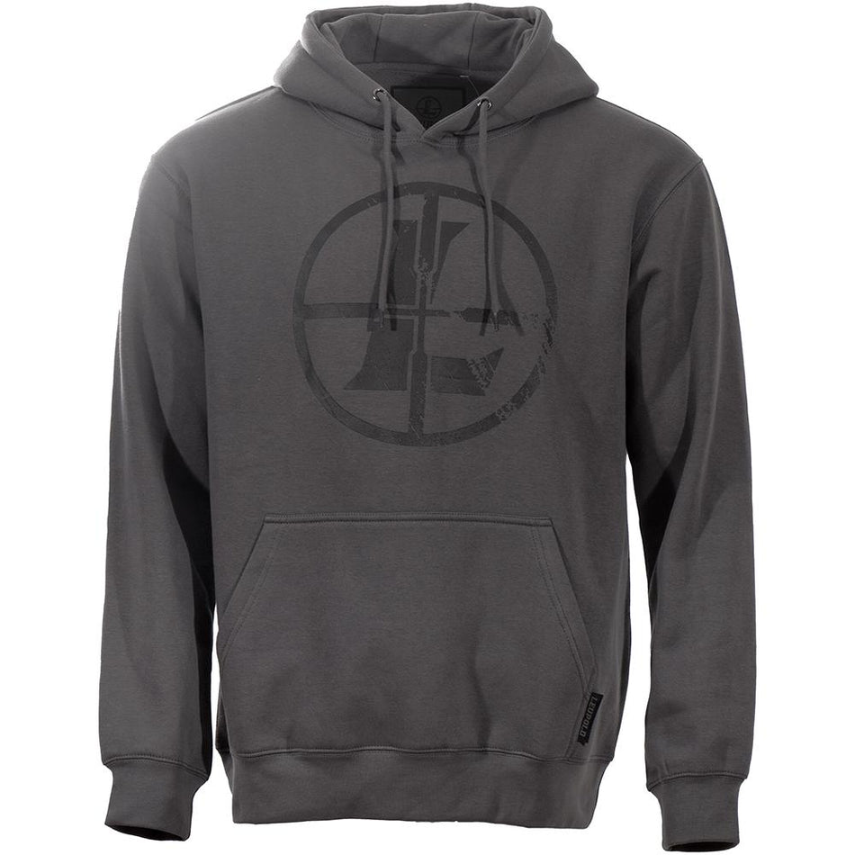 Leupold Distressed Reticle Hoodie Gunmetal XL