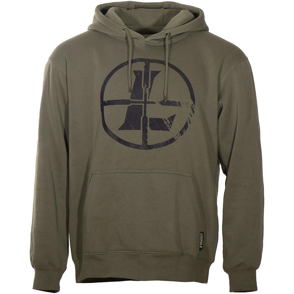 Leupold Distressed Reticle Hoodie Ash Green L