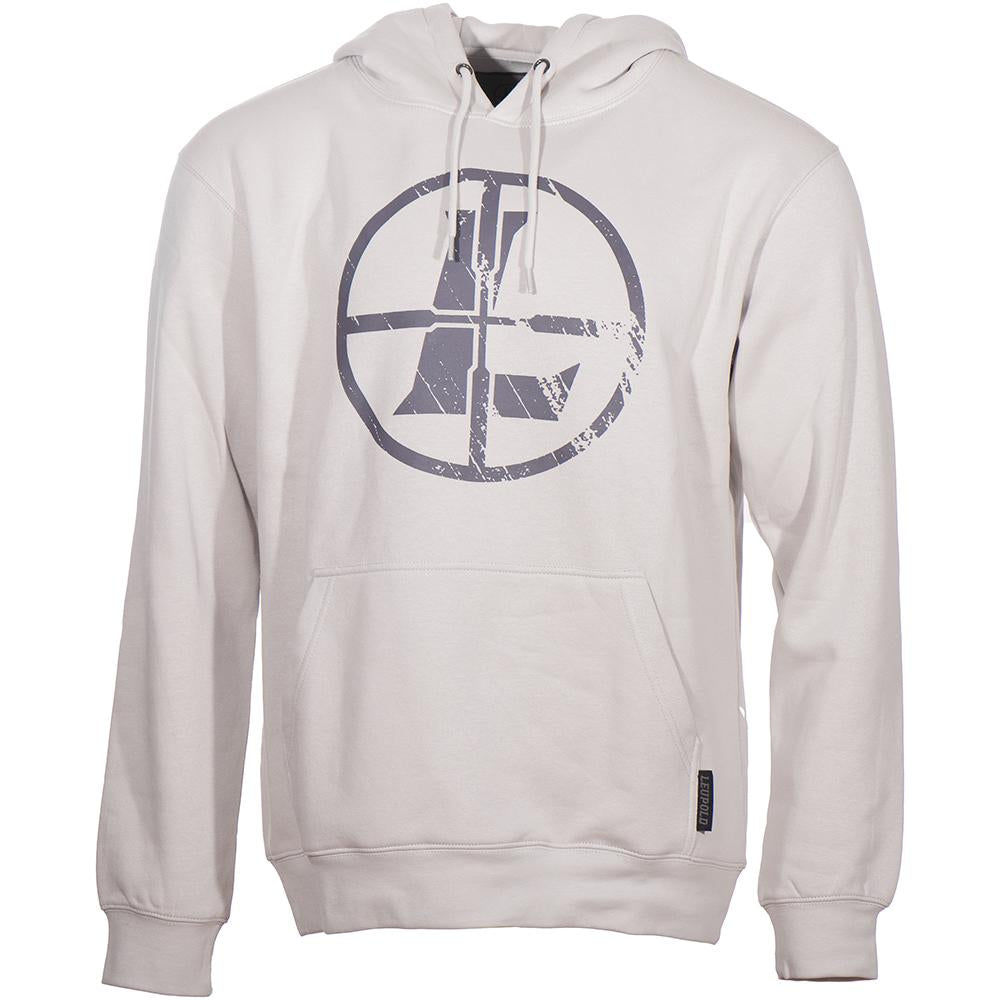 Leupold Distressed Reticle Hoodie Bone S