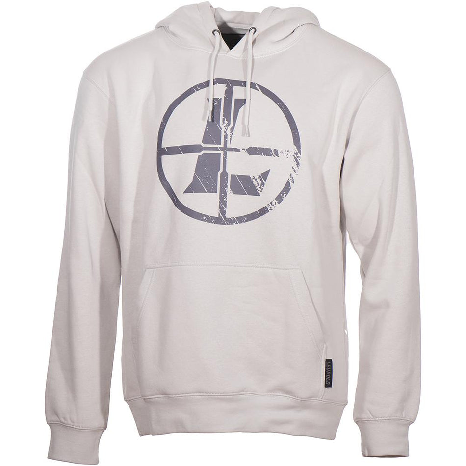 Leupold Distressed Reticle Hoodie Bone L