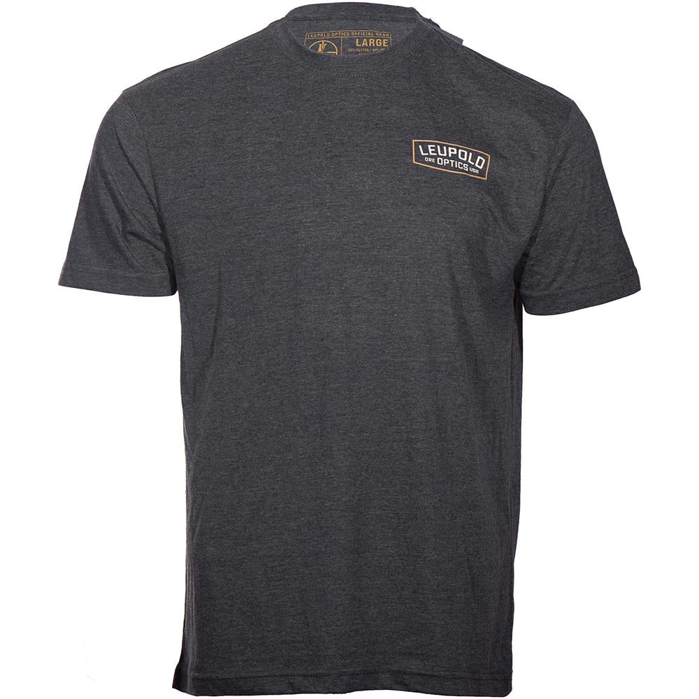 Leupold Badge Short Sleeve Shirt Charcoal XL