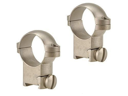 Leupold 2-Piece Solid Steel Ringmounts - Sako 1" High Silver