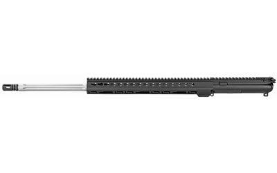 Luth-AR 24" Bull Barrel Complete Upper Assembly, 223 Remington, Black Finish, 15" Palm Handguard Keymod, Complete Barrel Assembly w/BCG, Fits AR-15 FTBL-B24