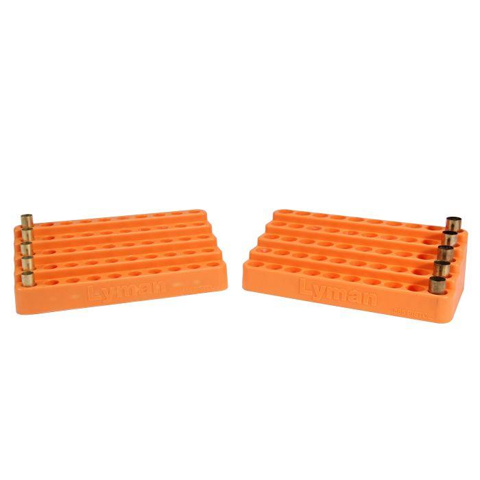 Lyman Bleacher Loading Block for Large Caliber Handguns .565 hole size fits: .44 Mag .45 ACP. 45 GAP .45 Colt .454 Casull .460 S&W .500 S&W