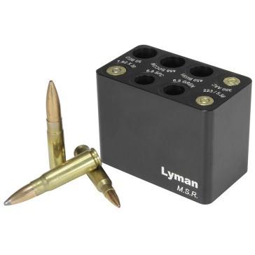 Lyman 7833003 MSR Ammo Checker Block Black Multi Rifle Firearm