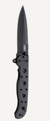 CRKT M16-01KZ 3" FINE EDGE SPEAR POINT BLACK CLAM PACK