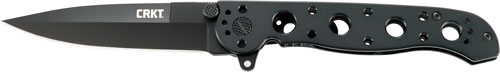 CRKT M16-03KS 3.5" PLAIN EDGE SPEAR POINT BLACK BLADE