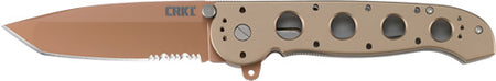 CRKT M16-13D 3.99" TRIPLE PNT SERRATED TANTO BLADE COPPER