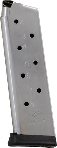 METALFORM MAGAZINE 1911 GOVT. 45ACP 8RD S/S REMOVABLE BASE