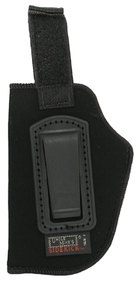 Uncle Mike's 76012 Inside The Pants Holster IWB Size 01 Black Suede Like Belt Clip Fits Medium Autos Fits 3-4" Barrel Left Hand