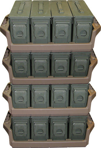 MTM AMMO CAN TRAY FOR 4 .30CAL METAL AMMO CANS FLAT DARK ERTH