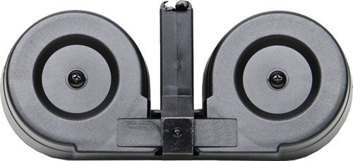 IVER JOHNSON MAGAZINE AR15 223 100RD DRUM BLK/CLEAR POLY