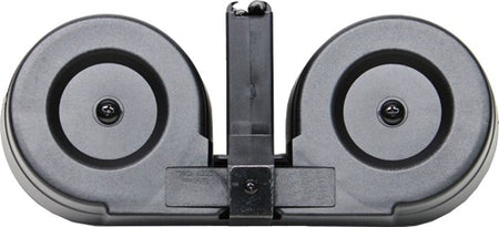IVER JOHNSON MAGAZINE AR15 223 100RD DRUM BLK/CLEAR POLY