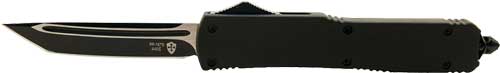 TEMPLAR KNIFE SLIM OTF BLACK RUBBER 3.1" BLACK TANTO