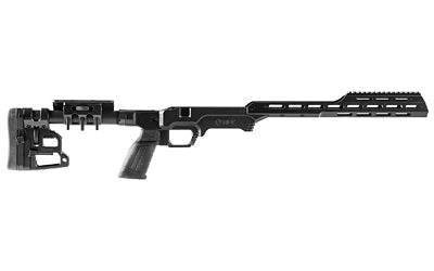 MDT LSS Gen 3, The Tactical, Rifle Chassis, Fits Tikka T3X Short Action, Cerakote Finish, Black, Right Hand 114639-BLK