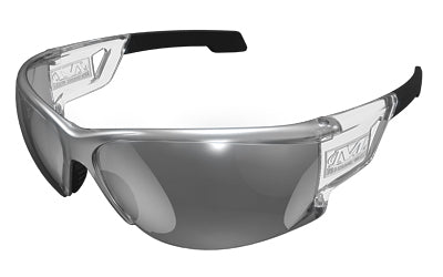 Mechanix Wear Type-N Safety Glasses, Black Frame with Silver Lens VNS-11AD-PU