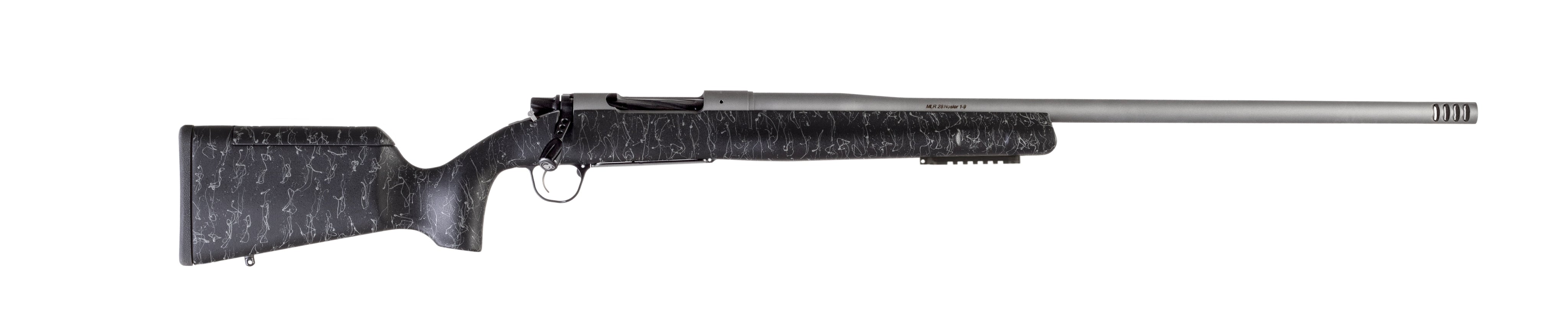 Christensen Arms 8010201600 Mesa Long Range 300 PRC 3+1 26" Threaded Barrel, Tungsten Gray Cerakote, Black with Gray Webbing Stock