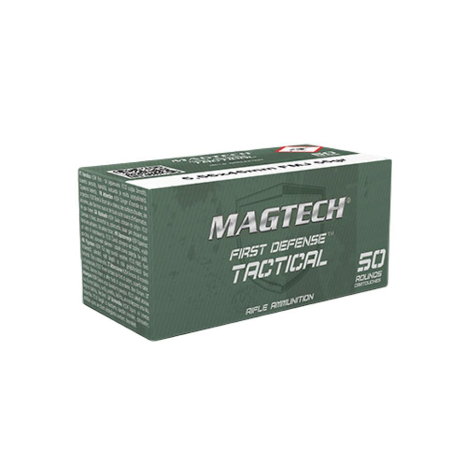 Magtech 5.56x45mm NATO First Defense Tactical/Training 55gr FMJ Ammo