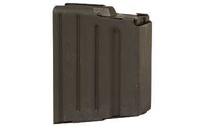 Ammunition Storage Components Magazine, 308 Win, Fits AR Rifles, 5Rd, Stainless, Black 5-308-SS-BM-B-ASC