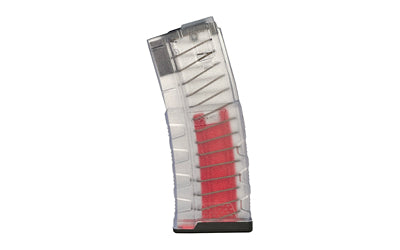 Mission First Tactical EXD, Magazine, 223 Remington/556NATO, 15 Rounds, 30 Round Body Style, Fits AR-15, Clear 1530EXPM556-T-C