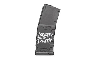 Mission First Tactical Magazine, 223 Remington/556NATO, Fits AR-15, 30 Rounds, Liberty or Death EXDPM556D-LD