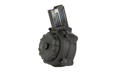 ProMag Industries Magazine, Drum, 7.62X39, 50 Rounds, Fits Ruger Mini-30, Polymer Construction, Black DRM-A101