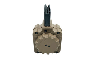 ProMag Industries Magazine, Drum, 308 Winchester/762NATO, 50 Rounds, Fits FN SCAR17, Polymer Construction, Flat Dark Earth DRM-A41-FDE