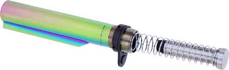 GUNTEC AR15 MIL-SPEC BUFFER TUBE SET RAINBOW PVD COATED!