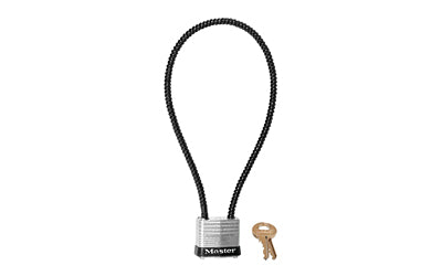 MasterLock Armored Cable Gun Lock, Keyed Alike - P250, 14" Long, California Approved 107KADSPT