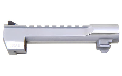 Magnum Research Barrel, .50 Action Express, 6", Picatinny Accessory Rail, Fits Desert Eagle MK XIX 50AE, Polished Chrome Finish, Silver BAR506PC